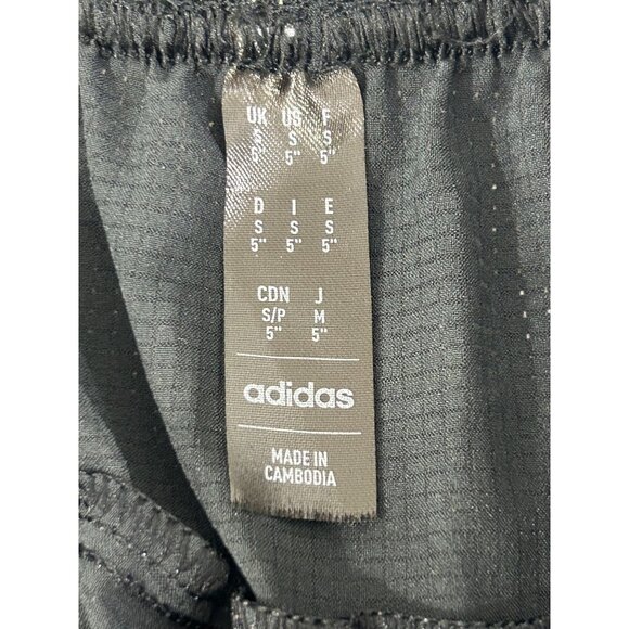 Adidas Men’s Shorts Training Workout S Black HEAT.RDY 5” Inseam Slim Fit Logo - Picture 8 of 16
